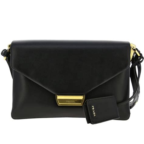 prada borsa piccola spalla|Borsa a spalla in pelle Nero .